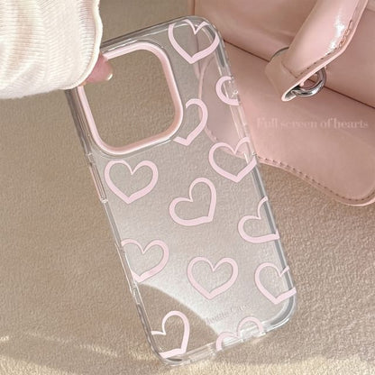 Heart Clear Phone Case