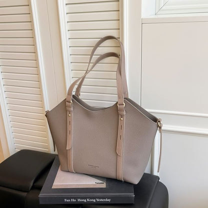 Faux Bag Leather Tote