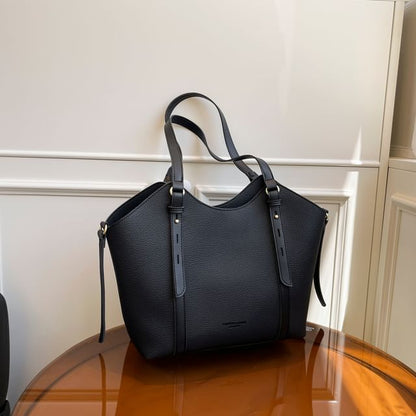 Faux Bag Leather Tote