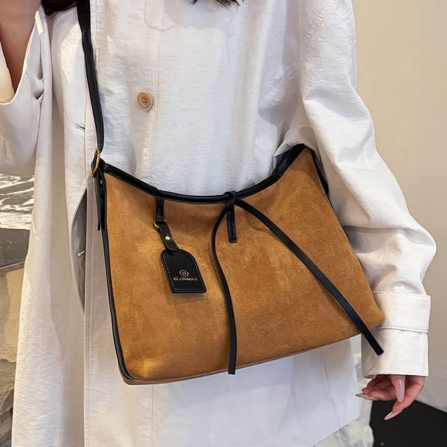 Shoulder Faux Crossbody Bag Suede