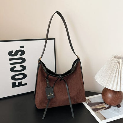 Shoulder Faux Crossbody Bag Suede