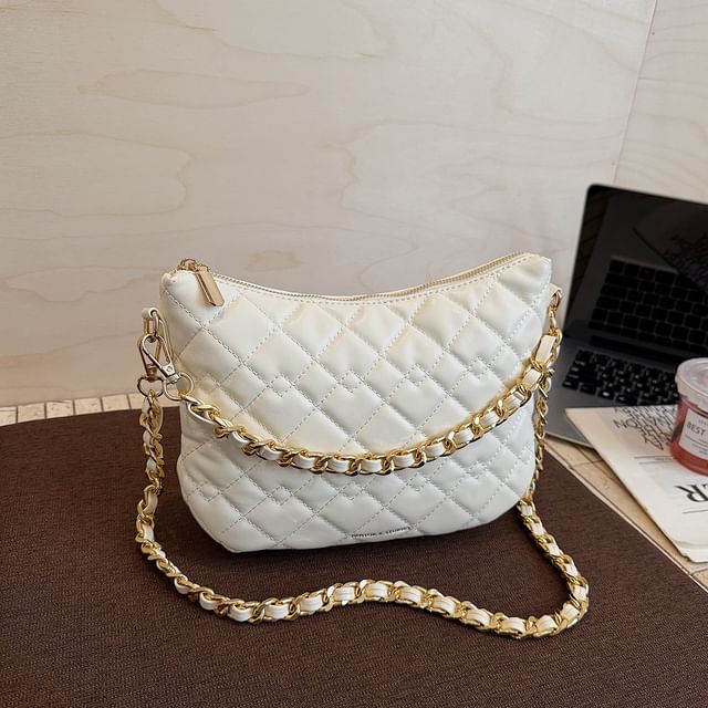 Bag Crossbody Quilted Chain