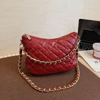 Bag Crossbody Quilted Chain