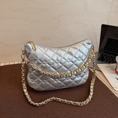 Bag Crossbody Quilted Chain