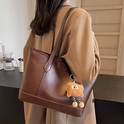 Faux Tote Bag Leather