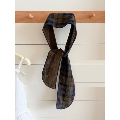 Scarf Plaid Reversible