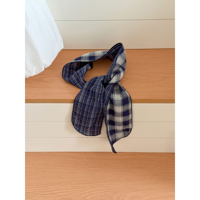 Scarf Plaid Reversible