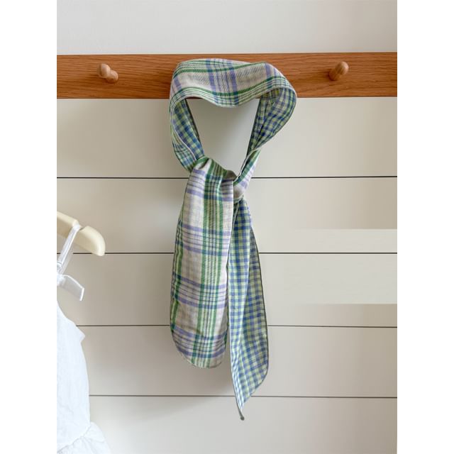 Scarf Plaid Reversible