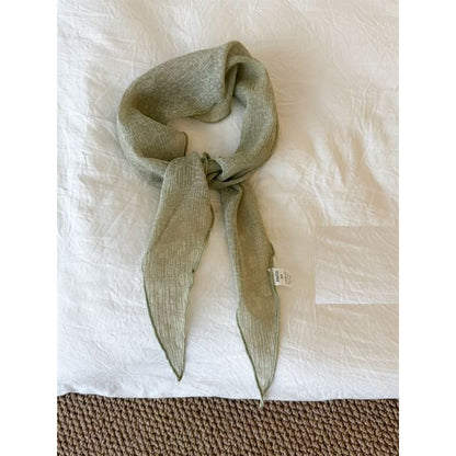 Sheer Floral Scarf Jacquard