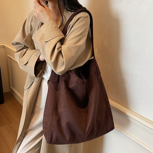 Bag Suede Faux Tote