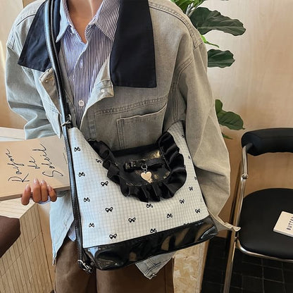 Accent Crossbody Bow Bag Patterned