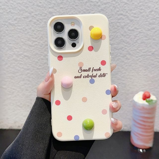 Floral / Heart / Bead Phone Case