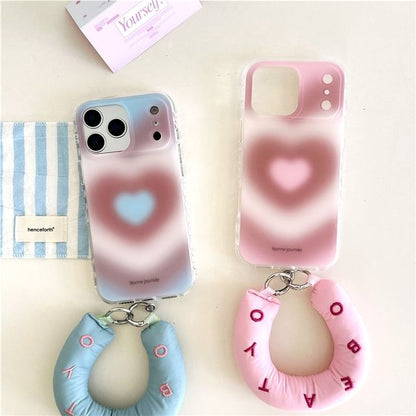 Heart Gradient Phone Case / Strap / Set
