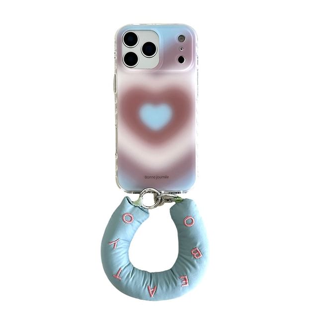 Heart Gradient Phone Case / Strap / Set