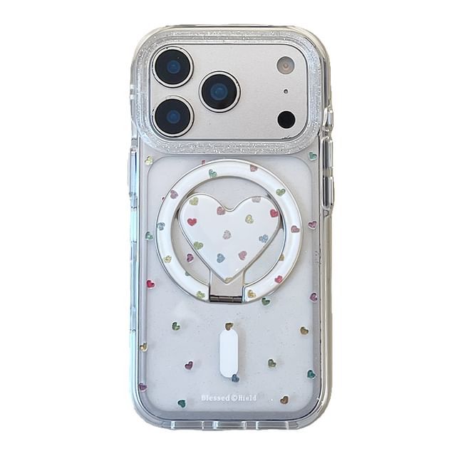 Heart Magnetic (Compatible with MagSafe) Phone Case / Stand / Set