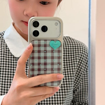 Heart Plaid Phone Case