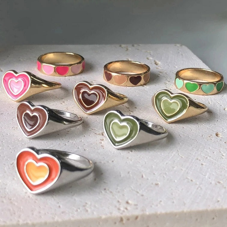 Y2K Cute Heartbreaker Ring