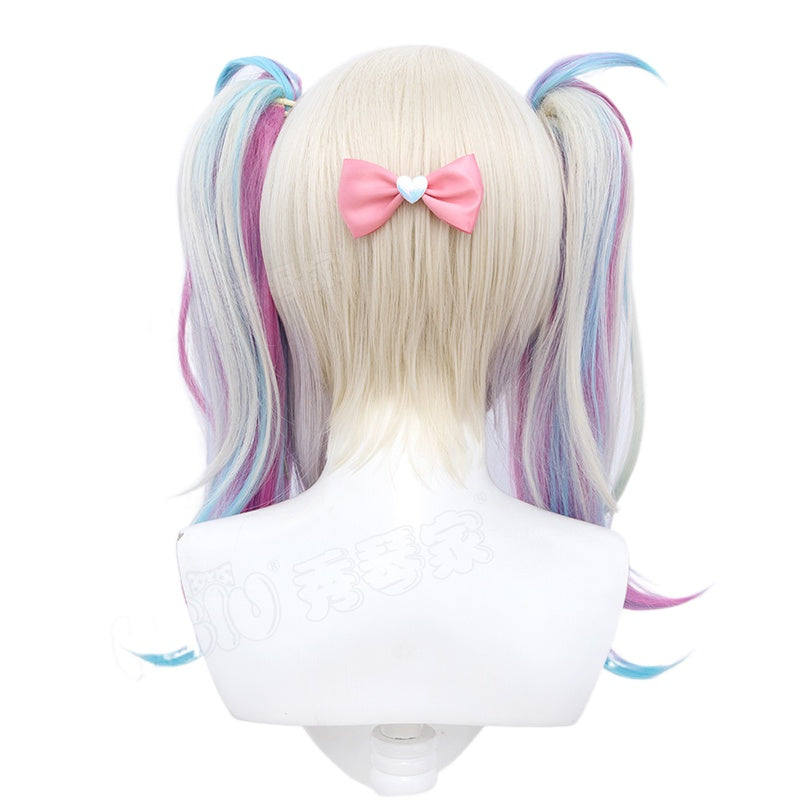 Needy Streamer Overload Pastel Rainbow Pigtails Kawaii Angel Cosplay Wig Wonderland Case