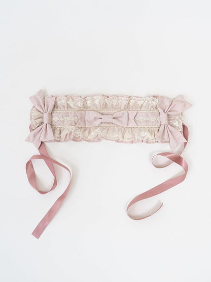 / Blue Gray Pink Hairband