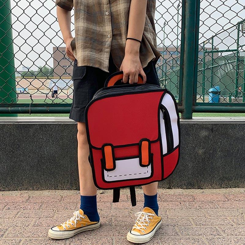 Three Dimensional Cartoon Backpack