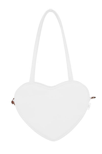 Solid Color Heart Lolita Shoulder Bag