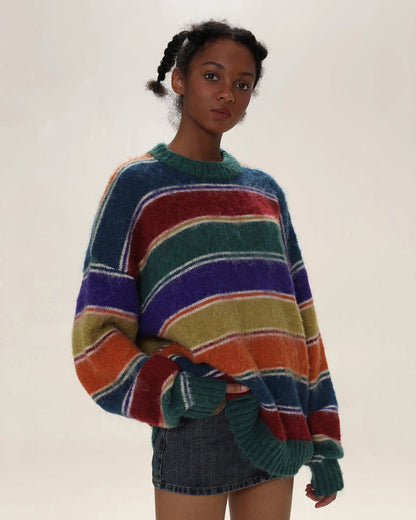 Colorful Striped Sweater