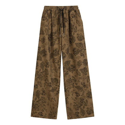 Y2K Floral Cord Pants