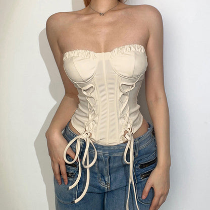 Chic Lace Up Corset