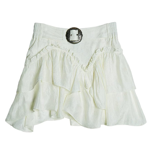 Sweet White Mini Skirt