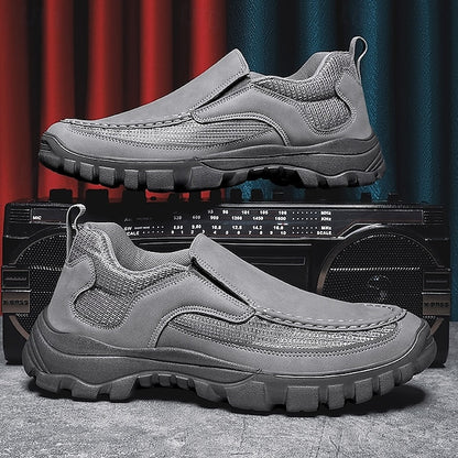 Maroon Slip-On Stylish Perforated Design Sandals with Men's