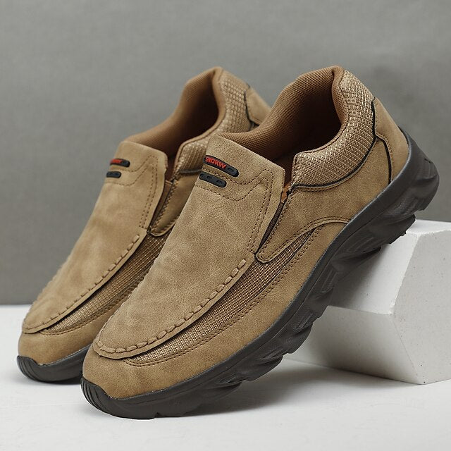 – Slip-On Loafers Suede Men's Lightweight