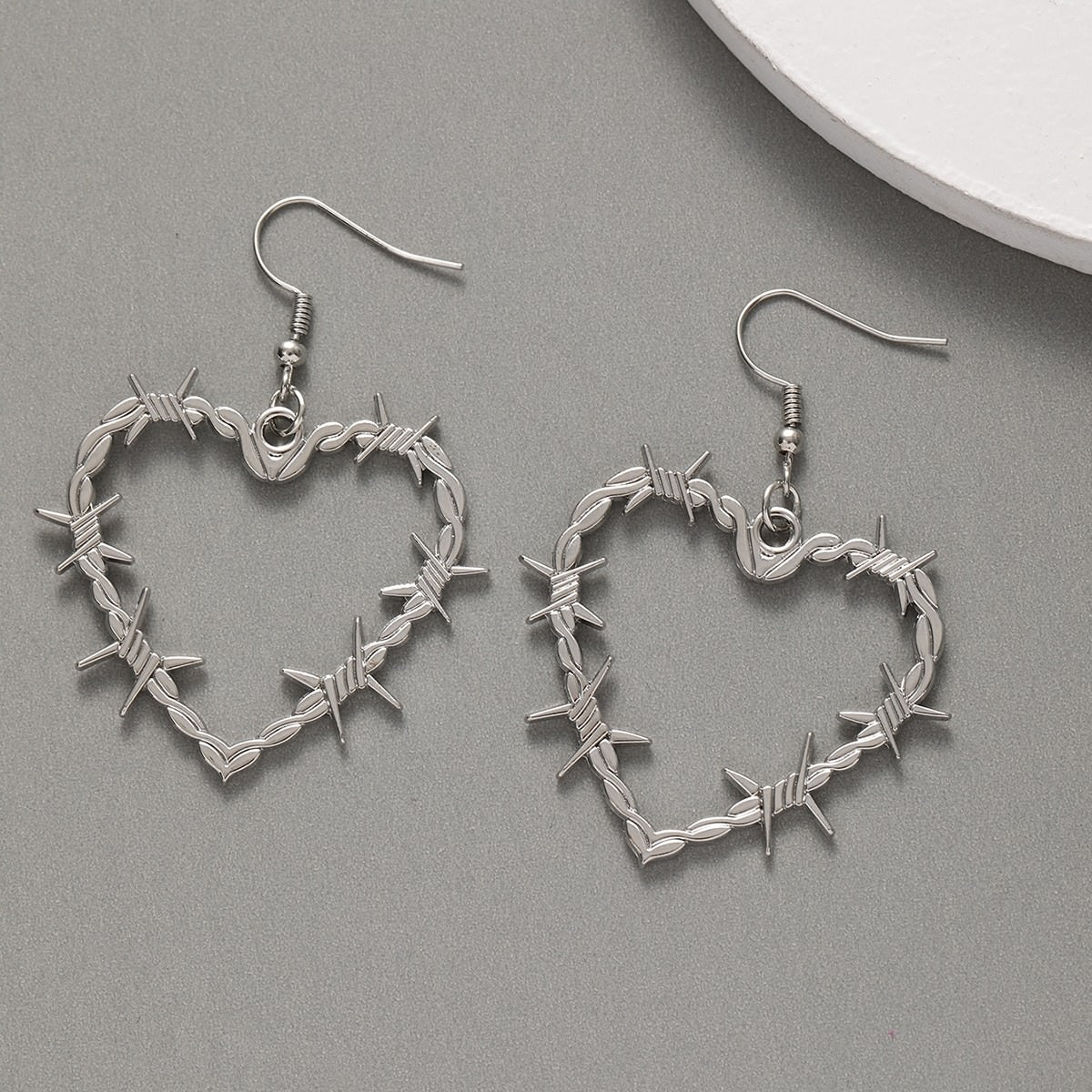 Wire Heart Earrings