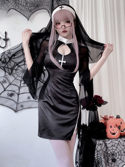 Halloween Black Dark Dress Costume