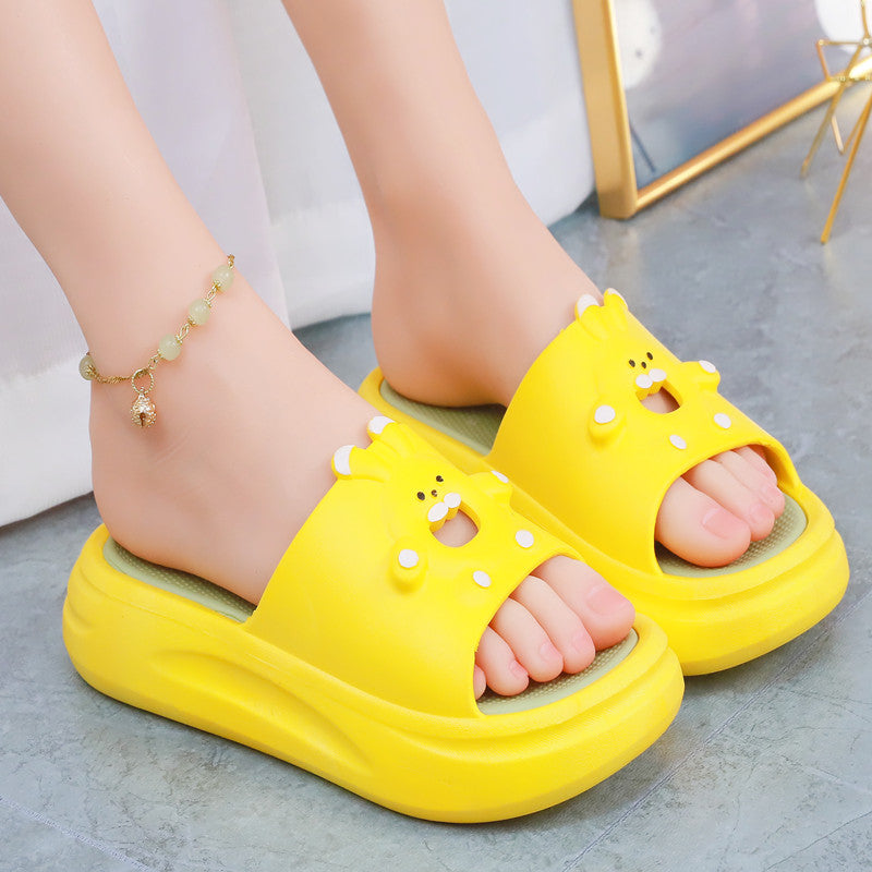 Amazon.com: CHLDDHC Stepping On Shit Feeling Sandals and Slippers Women's  Summer Home Soft Bottom Ins Couple Slippers Men's Outer Wear : Clothing,  Shoes & Jewelry