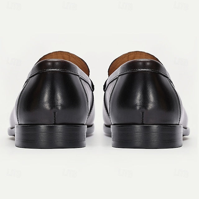 PU Winter Slip-Ons Fleece Loafers Boots lined Men's