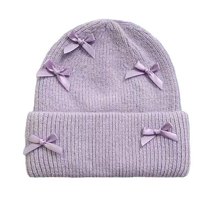 Sweet Bows Beanie Hat