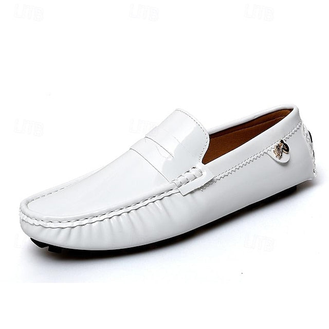 Penny PU Men's Loafers Leather Driving Slip-Ons