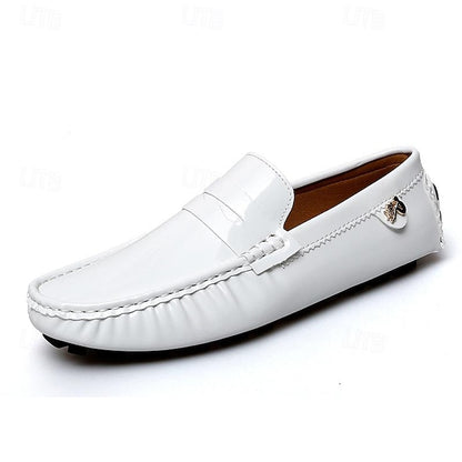 Penny PU Men's Loafers Leather Driving Slip-Ons