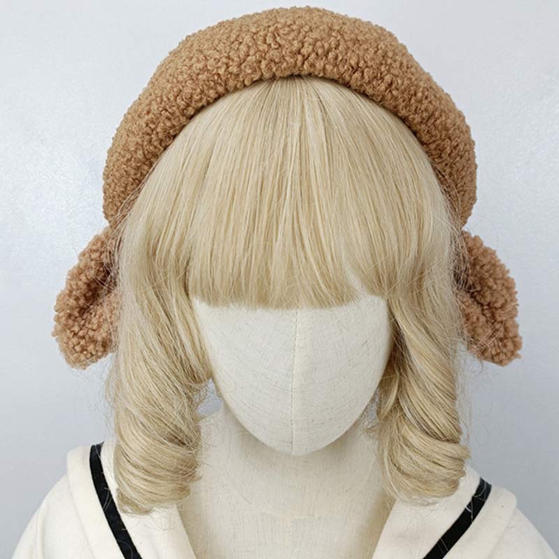 Cute Sheep Ears Woolen Lolita Beret