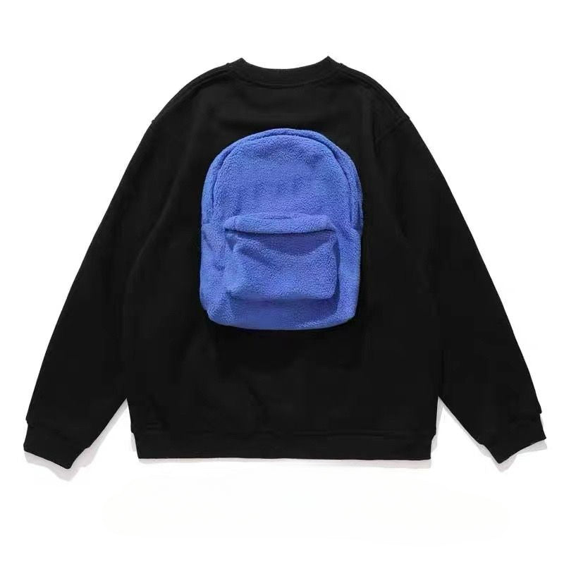Black 3D Pop-up Bag Sweatshirt Wonderland Case