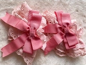 Hat Cuffs Mini Wrist / Pink