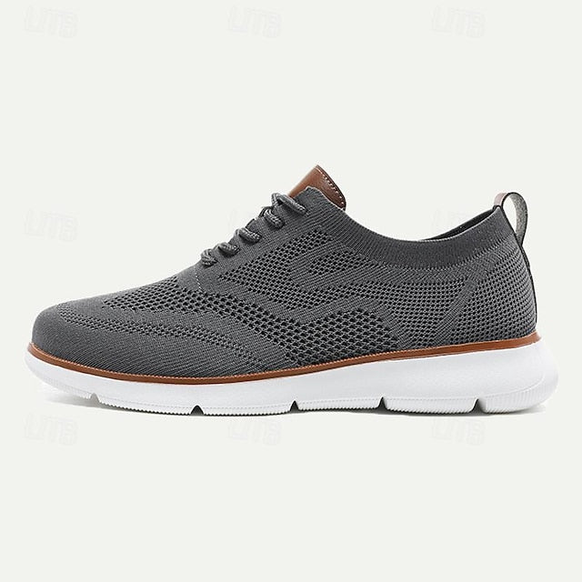 Casual - Lightweight Breathable Sneakers Knit Men's Walking