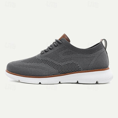 Casual - Lightweight Breathable Sneakers Knit Men's Walking