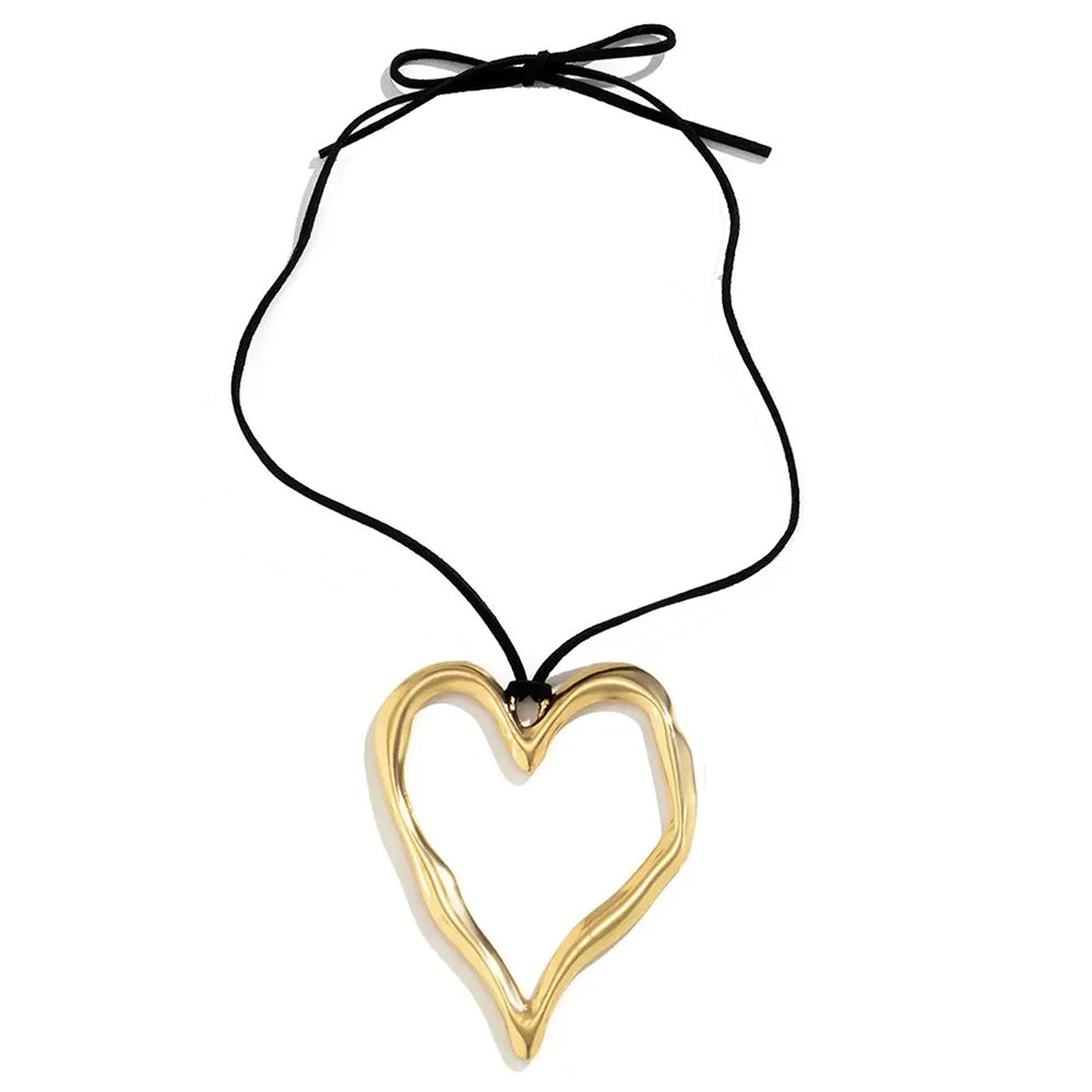 Chunky Big Heart Necklace