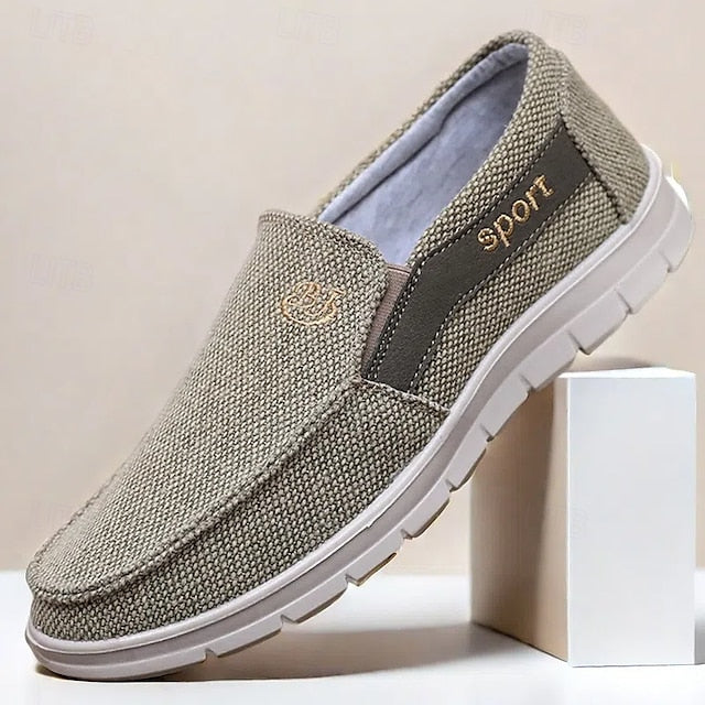 PU Winter Slip-Ons Fleece Loafers Boots lined Men's