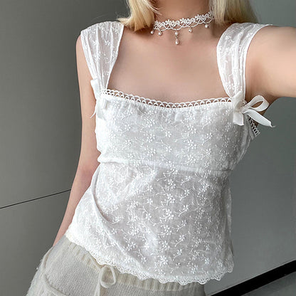 Chic White Lace Top