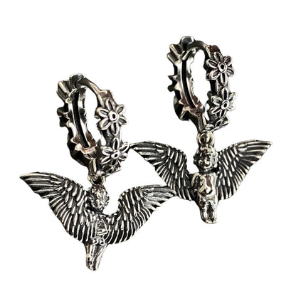 Floral Angel Earrings