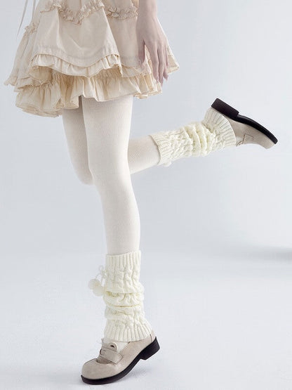 Sweet Soft Lolita White Tights