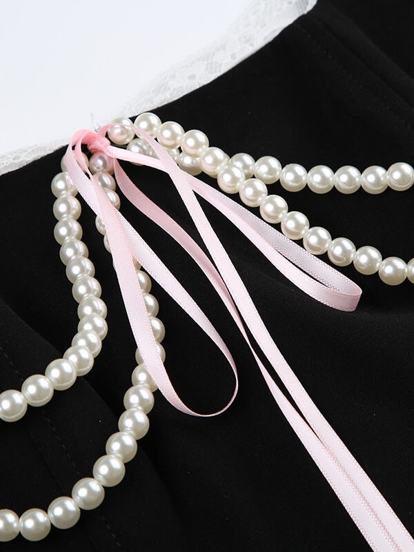 Vintage Elegant Pearl Camisole