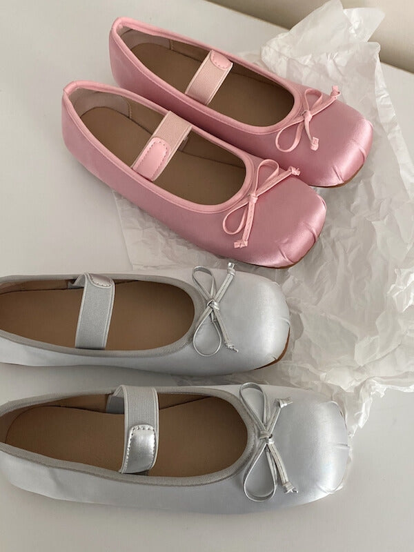 Ballet Bow Vintage Flat Shoes